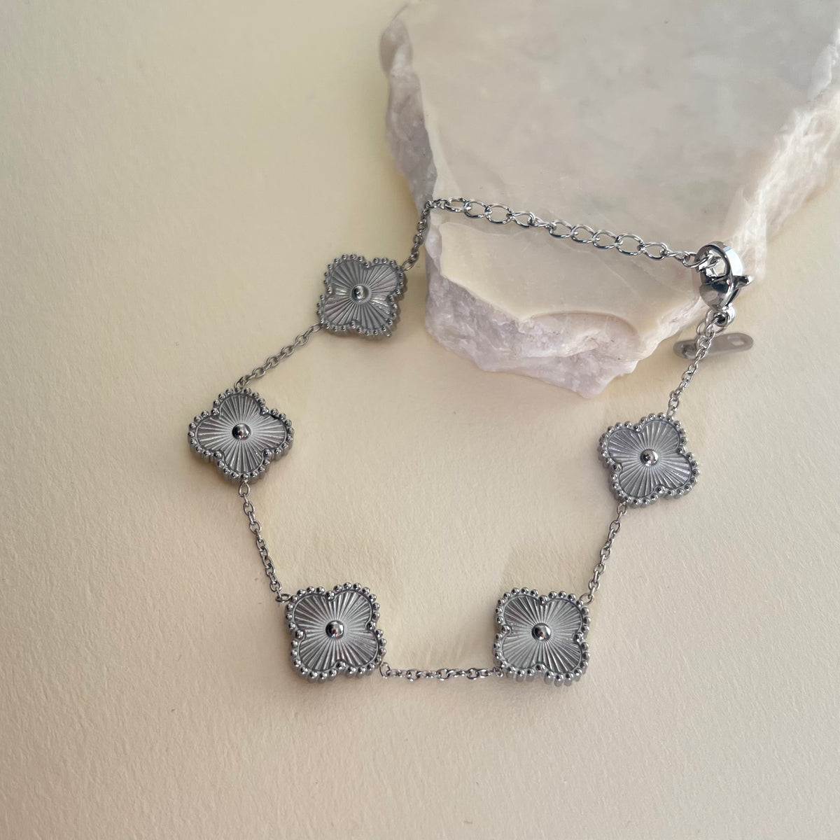 Silver Cleef | Gold Plated Bracelet