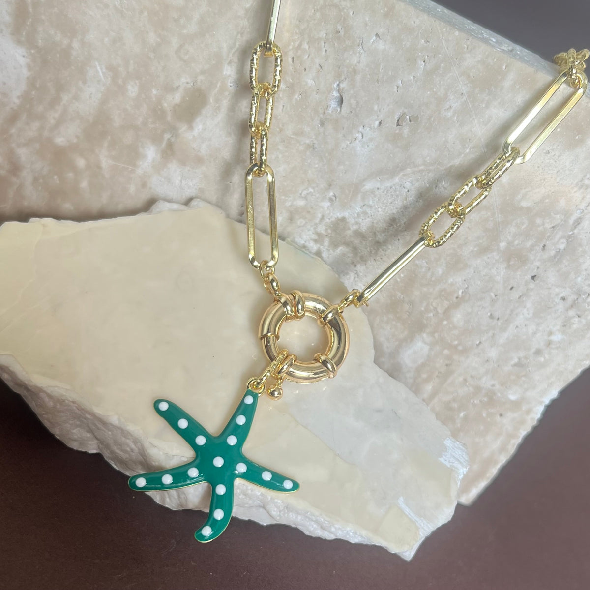 Ocean’s star 02| Gold Plated Necklace
