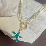 Ocean’s star 02| Gold Plated Necklace
