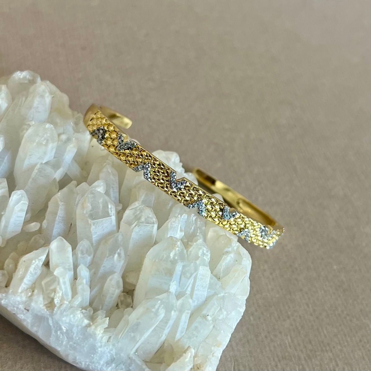 Trovina 02 | Gold Plated Bangle is