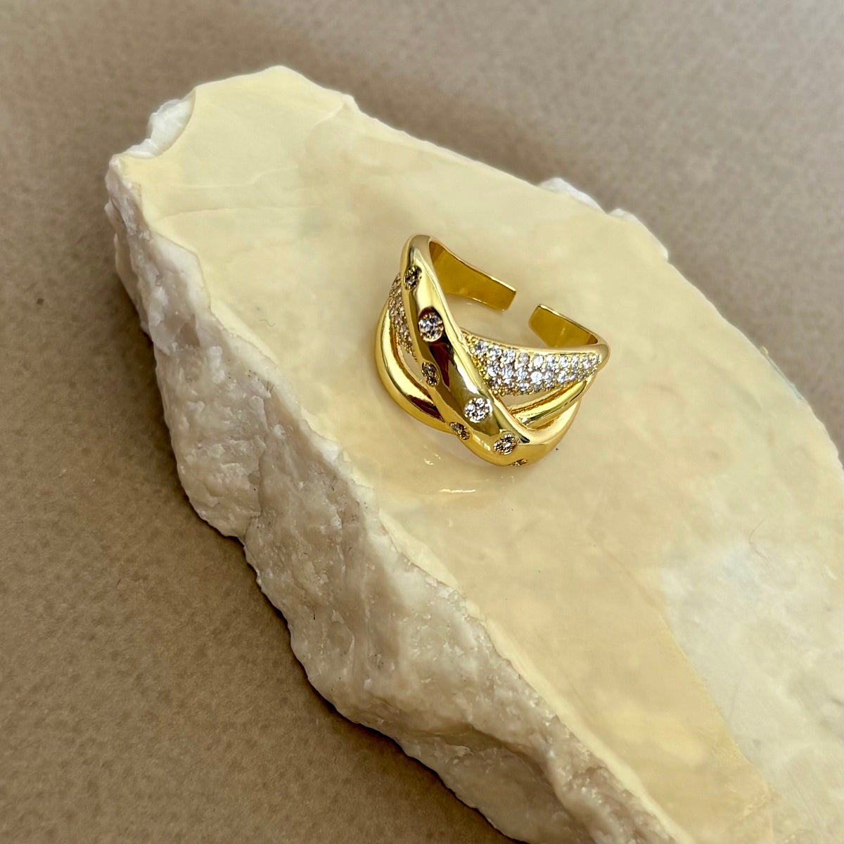 Yumiko | Gold Plated Ring