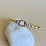 Finch 02 | Gold Plated Bangle