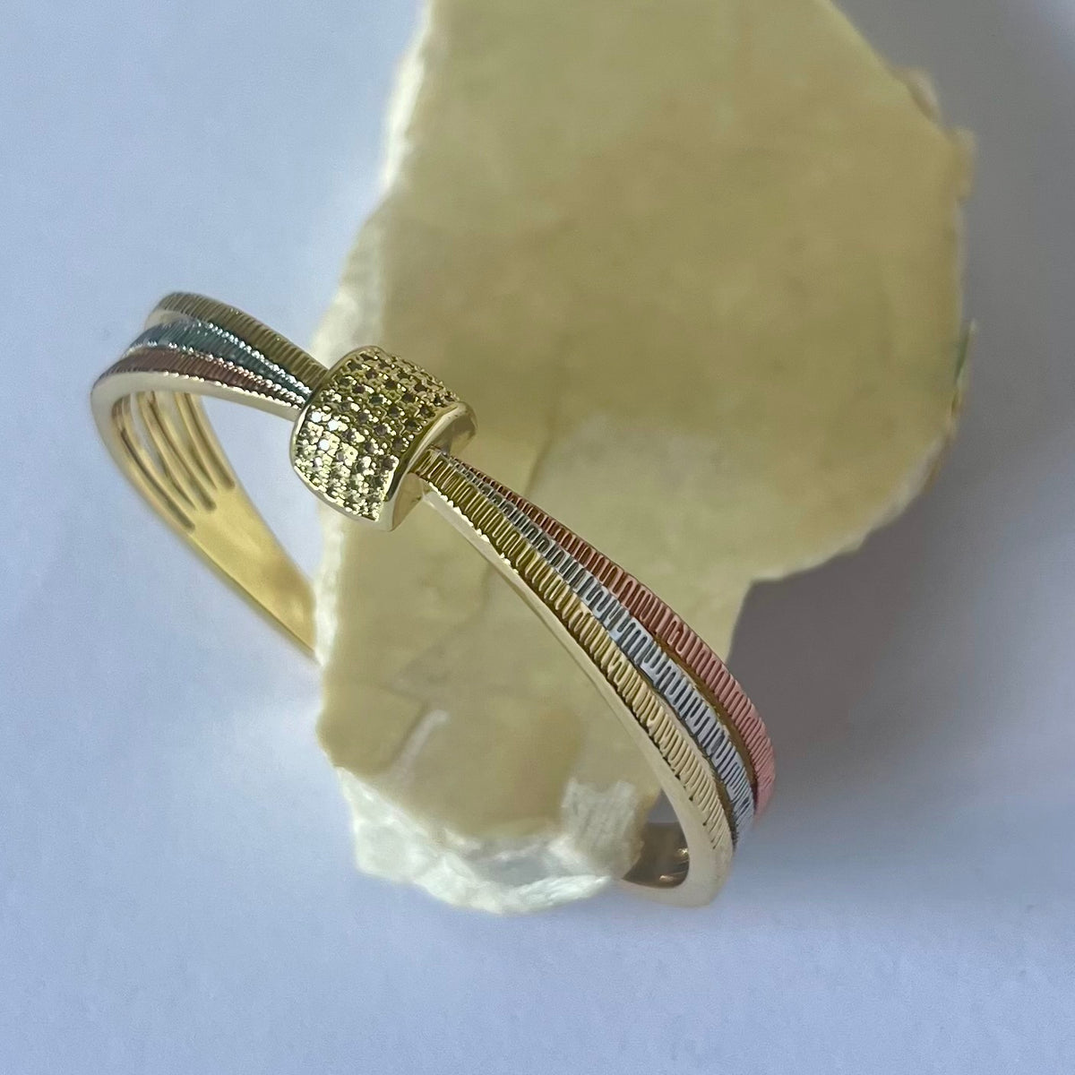 Lior | Gold Plated Bangle