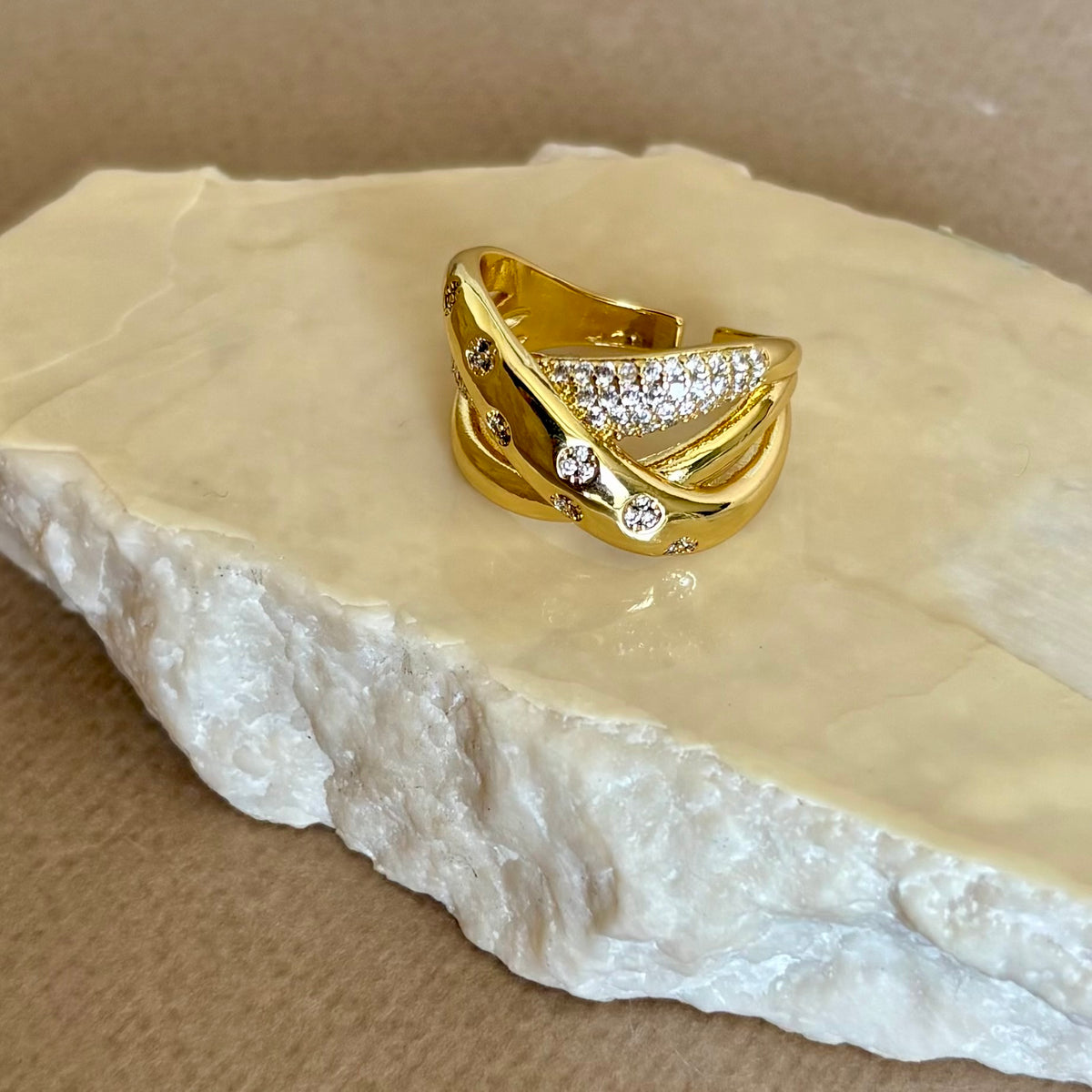 Yumiko | Gold Plated Ring