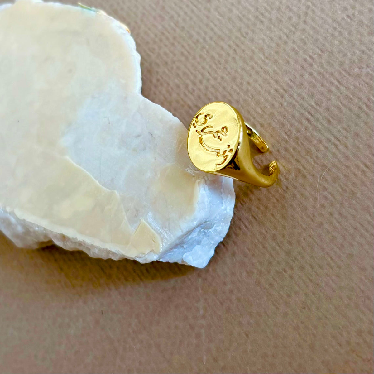 Enta Omry 04 | Gold Plated Ring