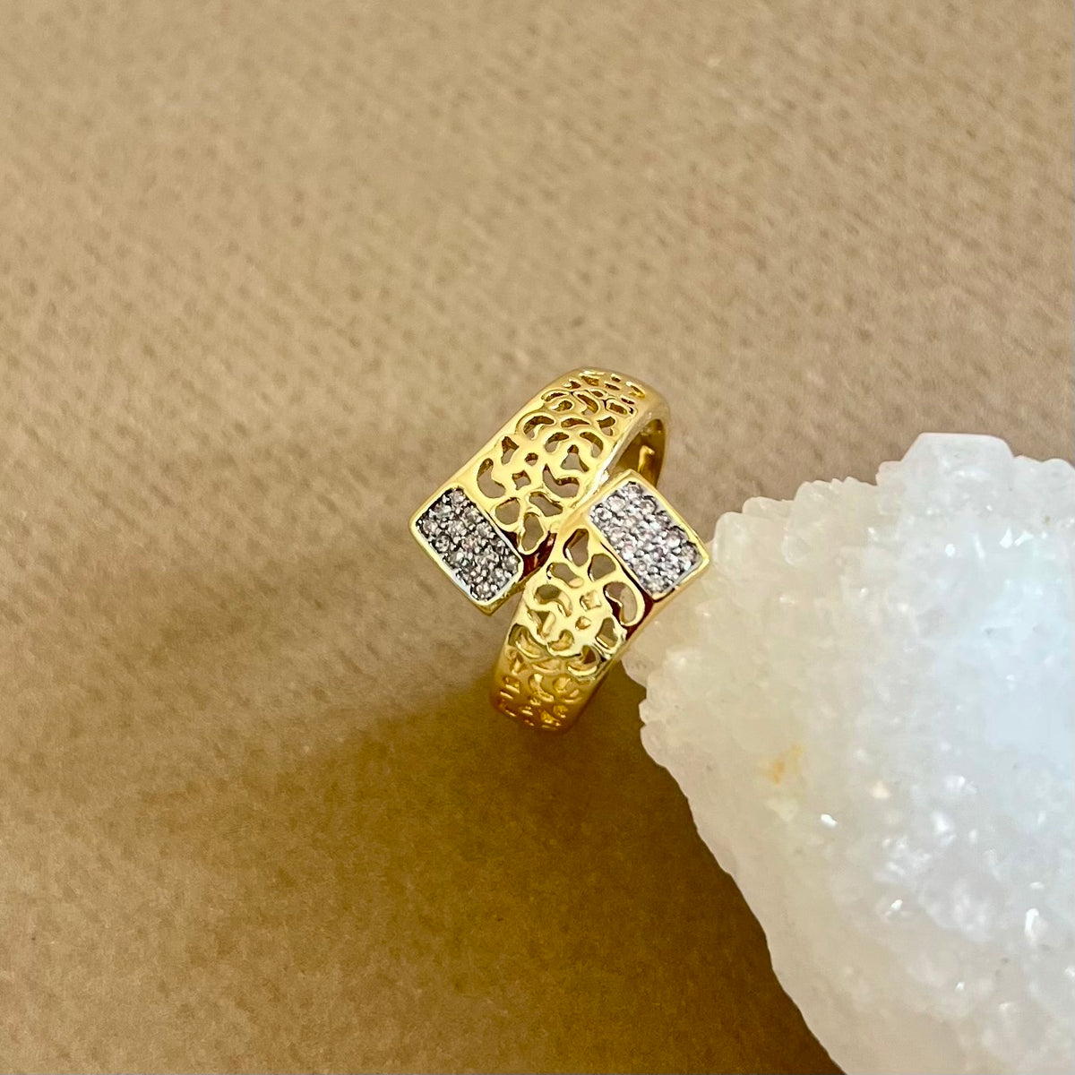 Spiral | Gold Plated Ring