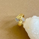 Spiral | Gold Plated Ring