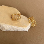 Flora 02 | Gold Plated Ring