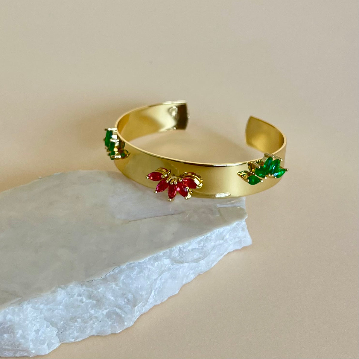 Butterflies | Gold Plated Bangle