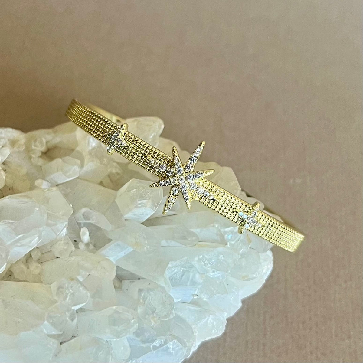 Lustre | Gold Plated Bangle