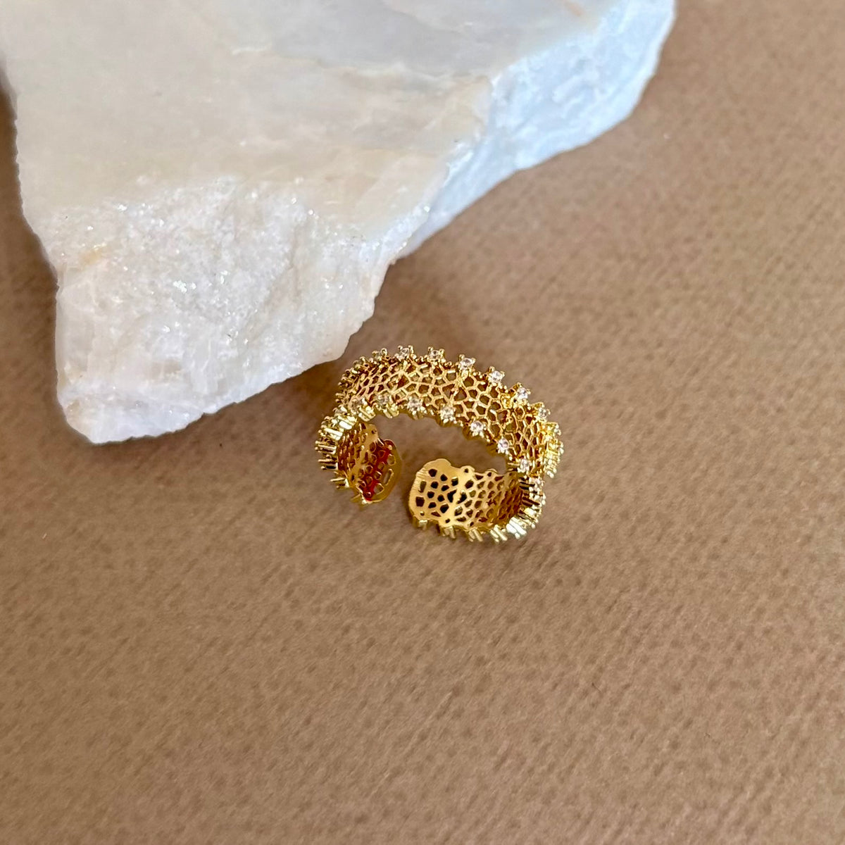 Dravik | Gold Plated Ring