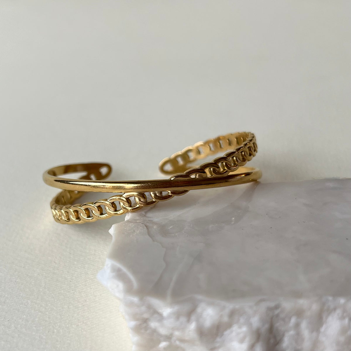 Tern |Gold Plated Bangle