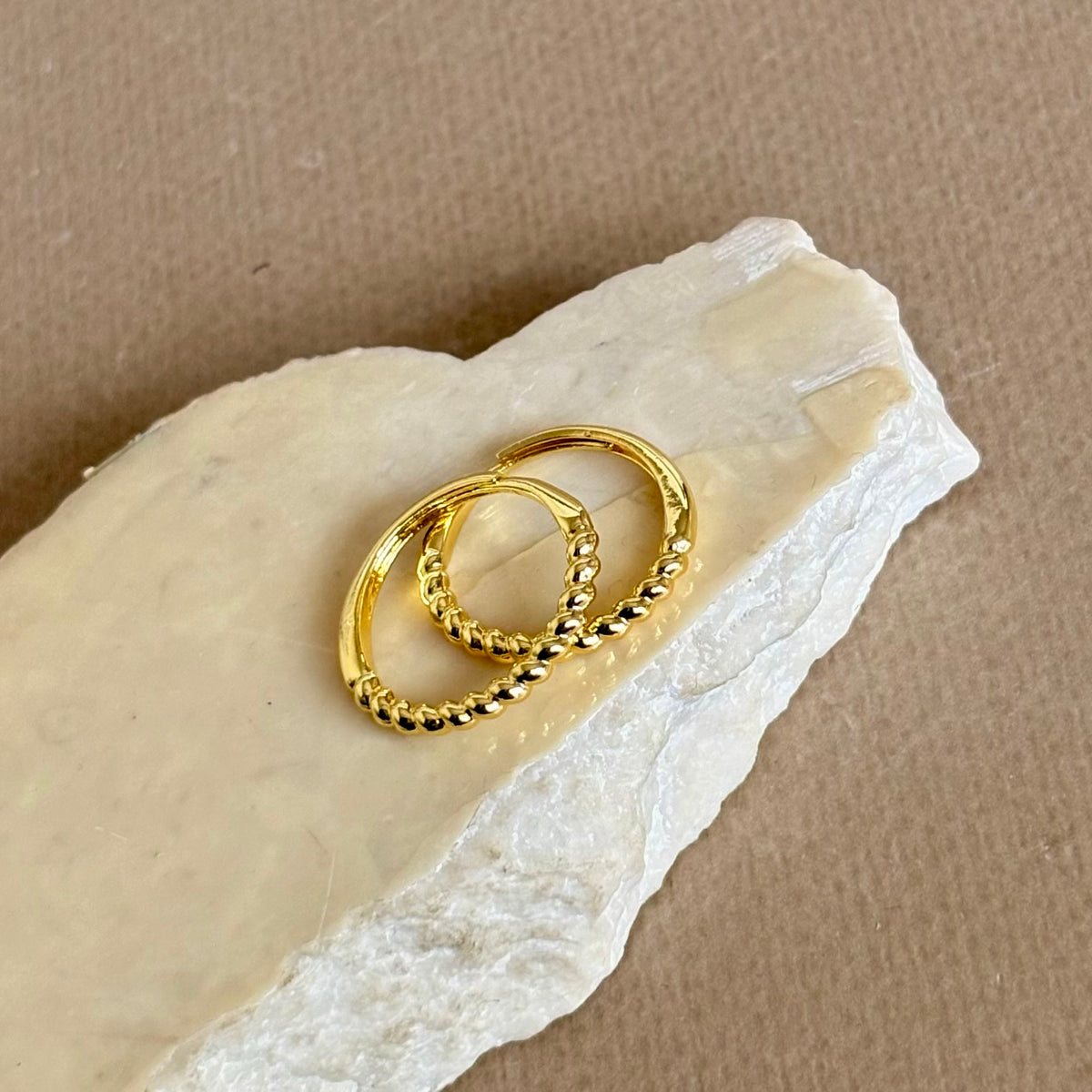 Enli | Gold Plated Ring