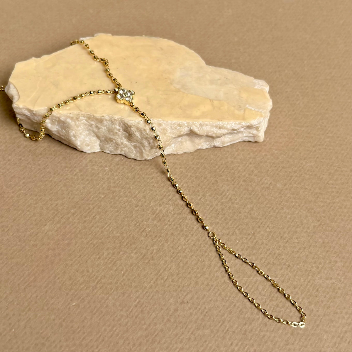 Braceletta 02 | Gold Plated Hand Chain