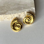 Shell | Gold Plated Earrings