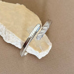 Messika 07 | White Gold Plated Bangle