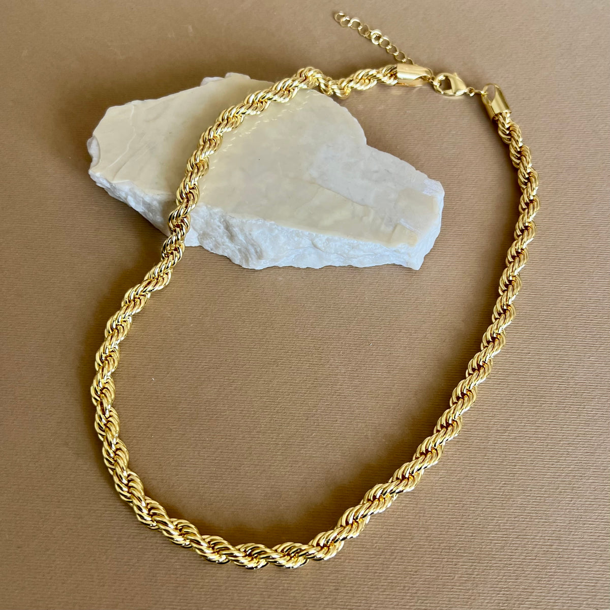 Gold Rope Chain 02 | Gold Plated Necklace