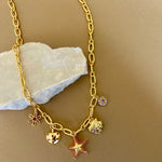 Coastal Muse | Gold Plated Charm Necklace