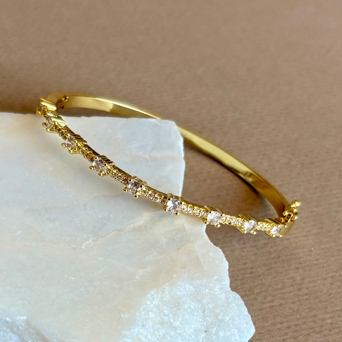 Josette | Gold Plated Bangle