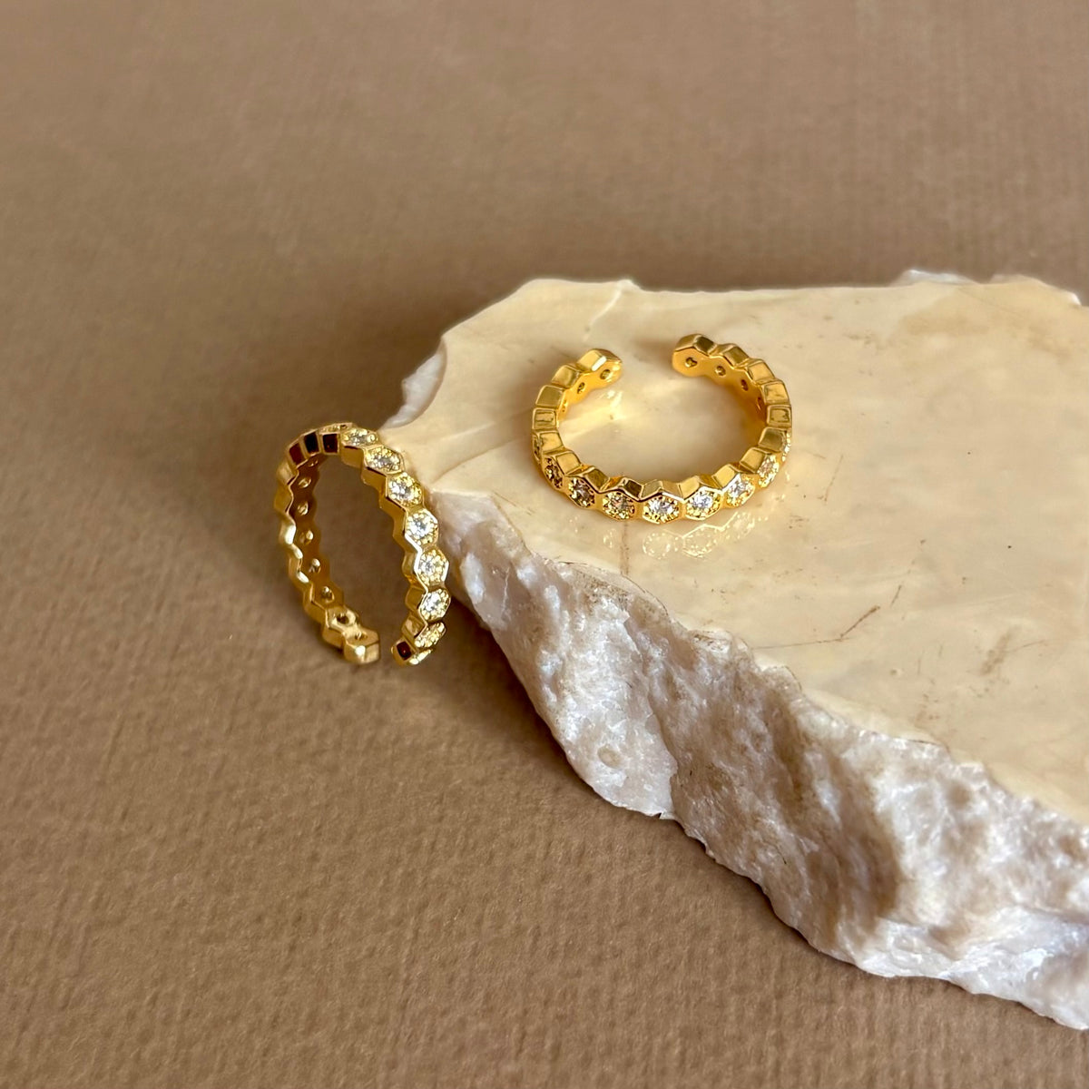 Parvion | Gold Plated Rings