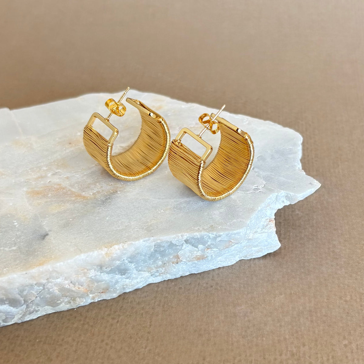 Amuled | Gold Plated Earrings