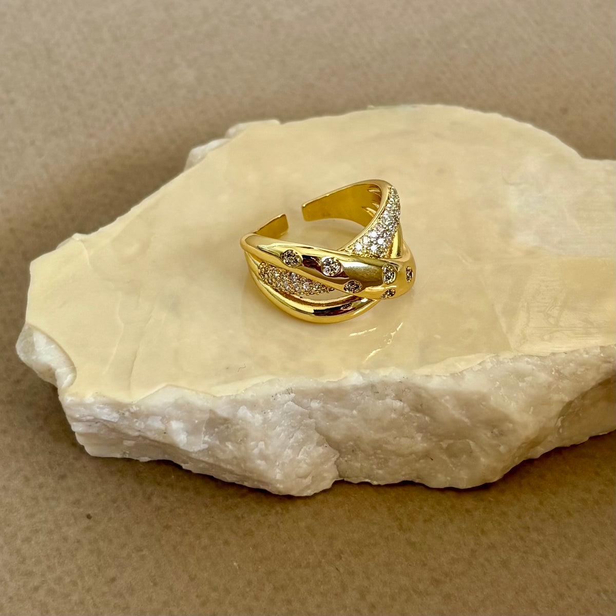 Yumiko | Gold Plated Ring