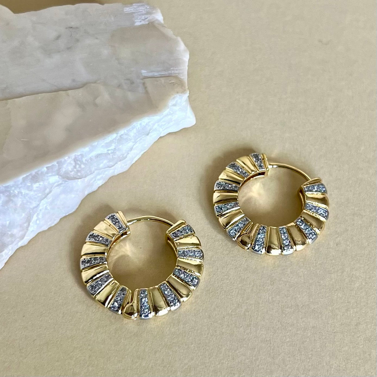 Ibiza | Gold Plated Earrings