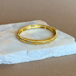 Eltavio | Gold Plated Bangle