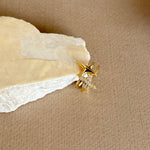 Madera Star 02 | Gold Plated Ring