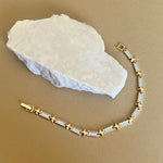 Onyx 04 | Gold Plated Bracelet