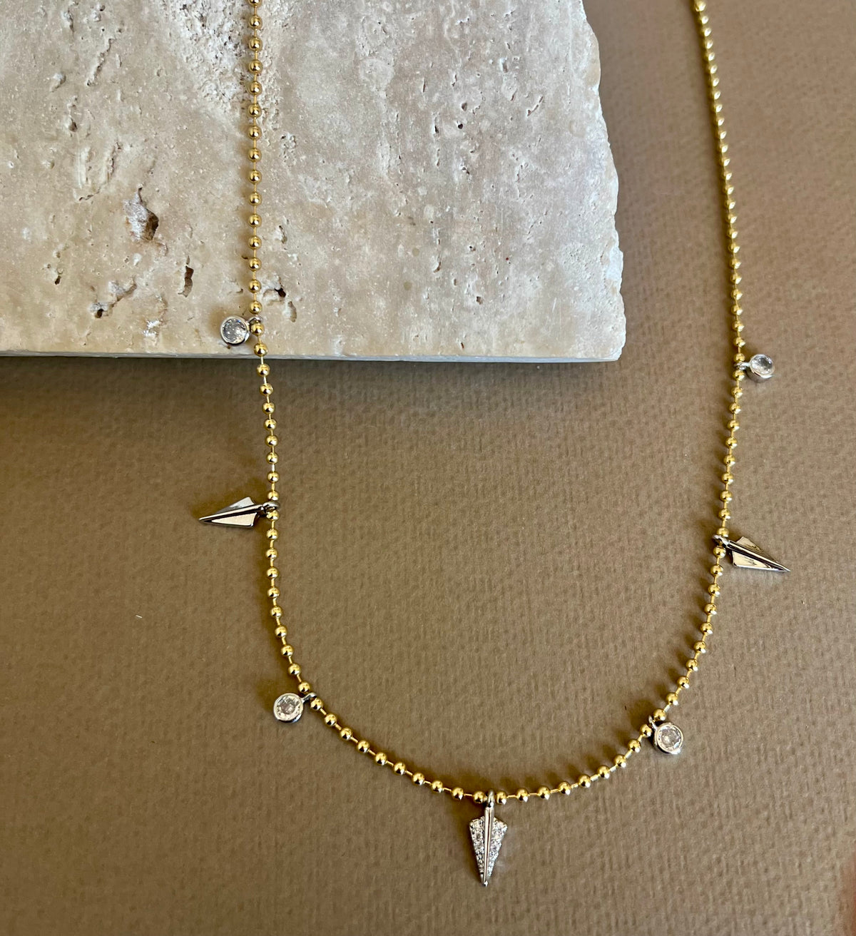 Tirena | Gold Plated Necklace