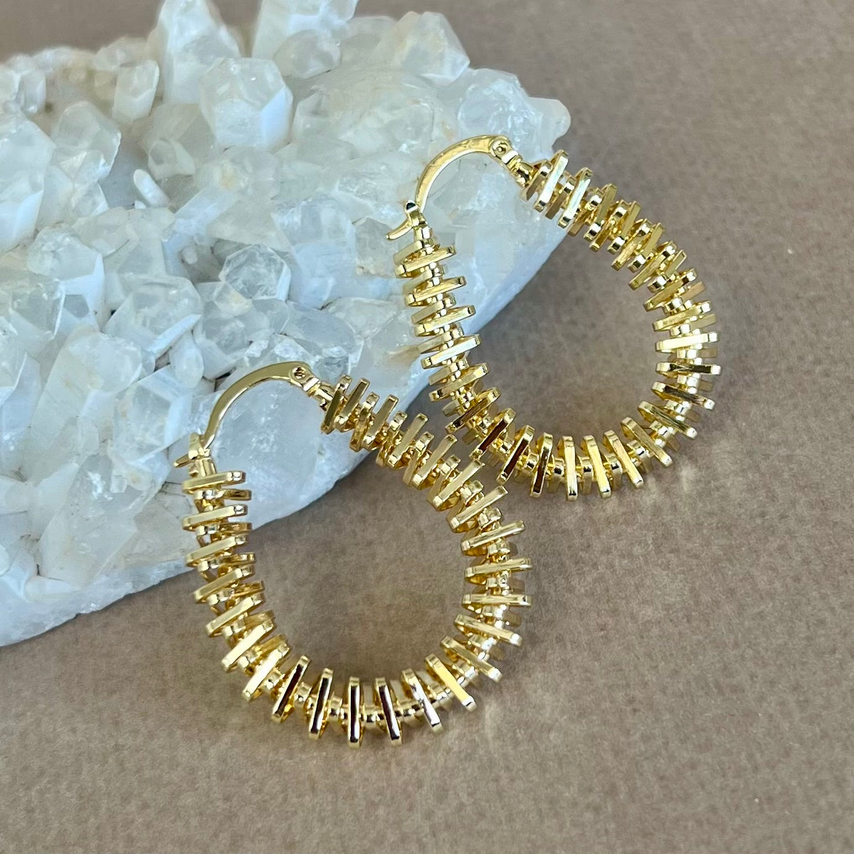 Dune | Gold Plated Earrings