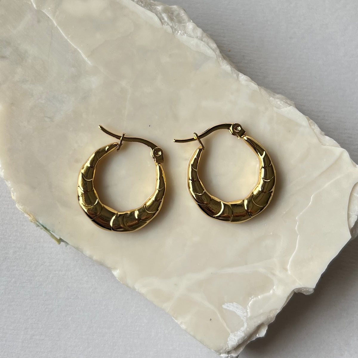 Lily 02 | Gold Plated Earrings