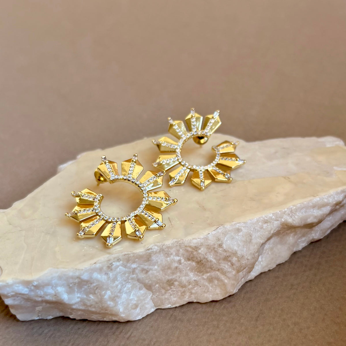 Selino | Gold Plated Earrings