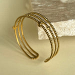 Finch | Gold Plated Bangle