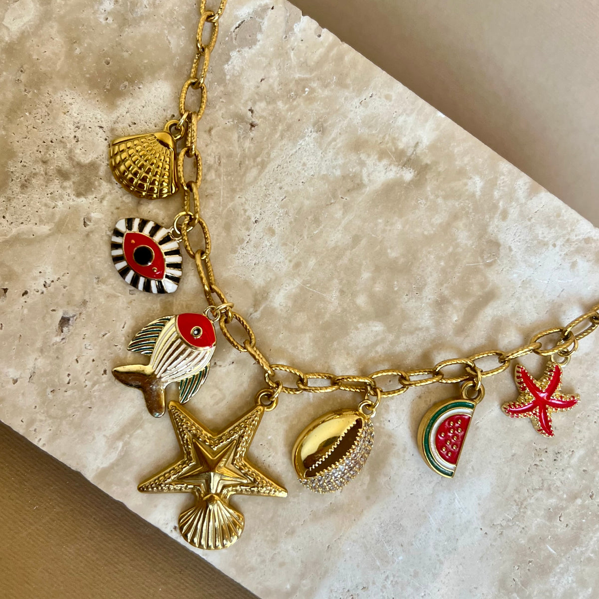 Ocean Fiesta | Stainless Steel Necklace