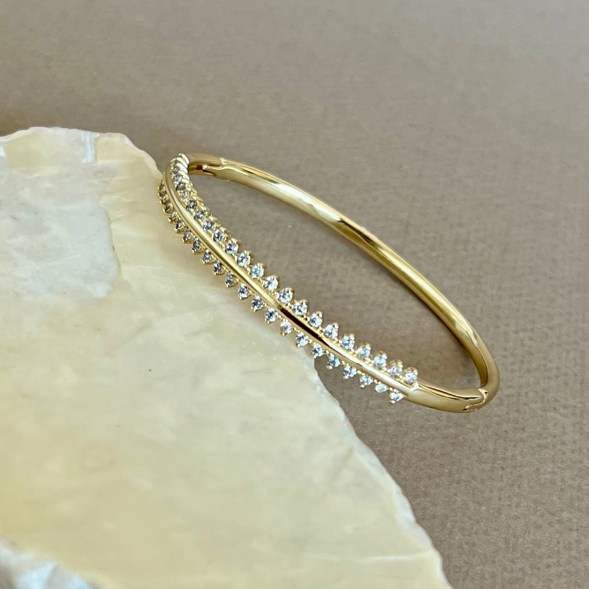 Aster | Gold Plated Bangle