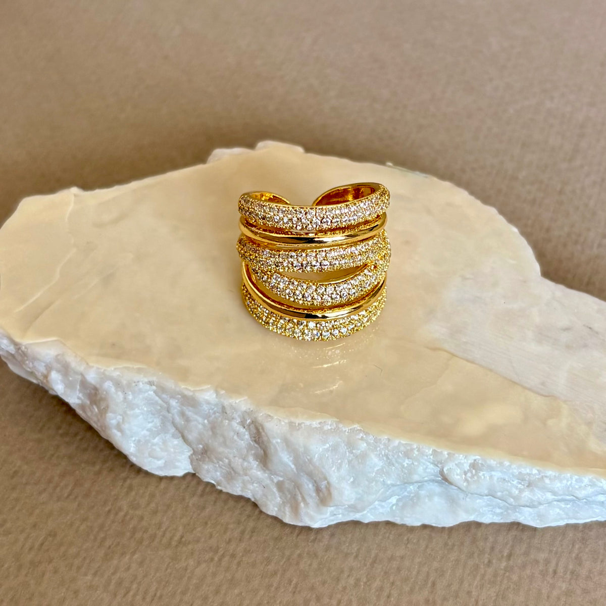 Tarven | Gold Plated Ring