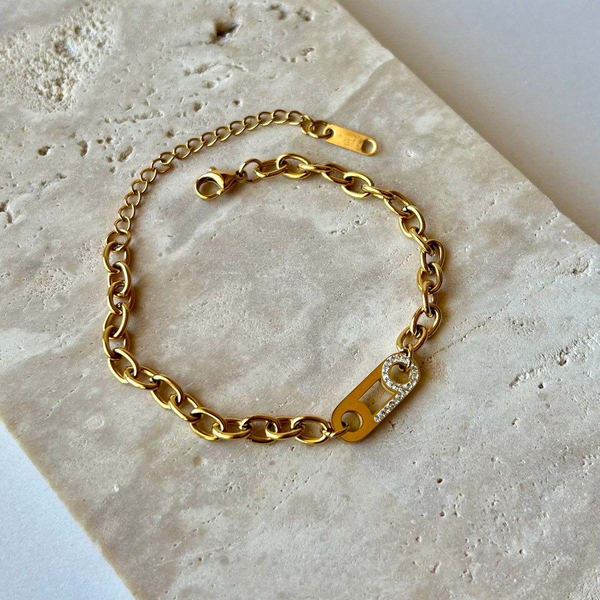 French Pin | Stainless Steel Bracelet