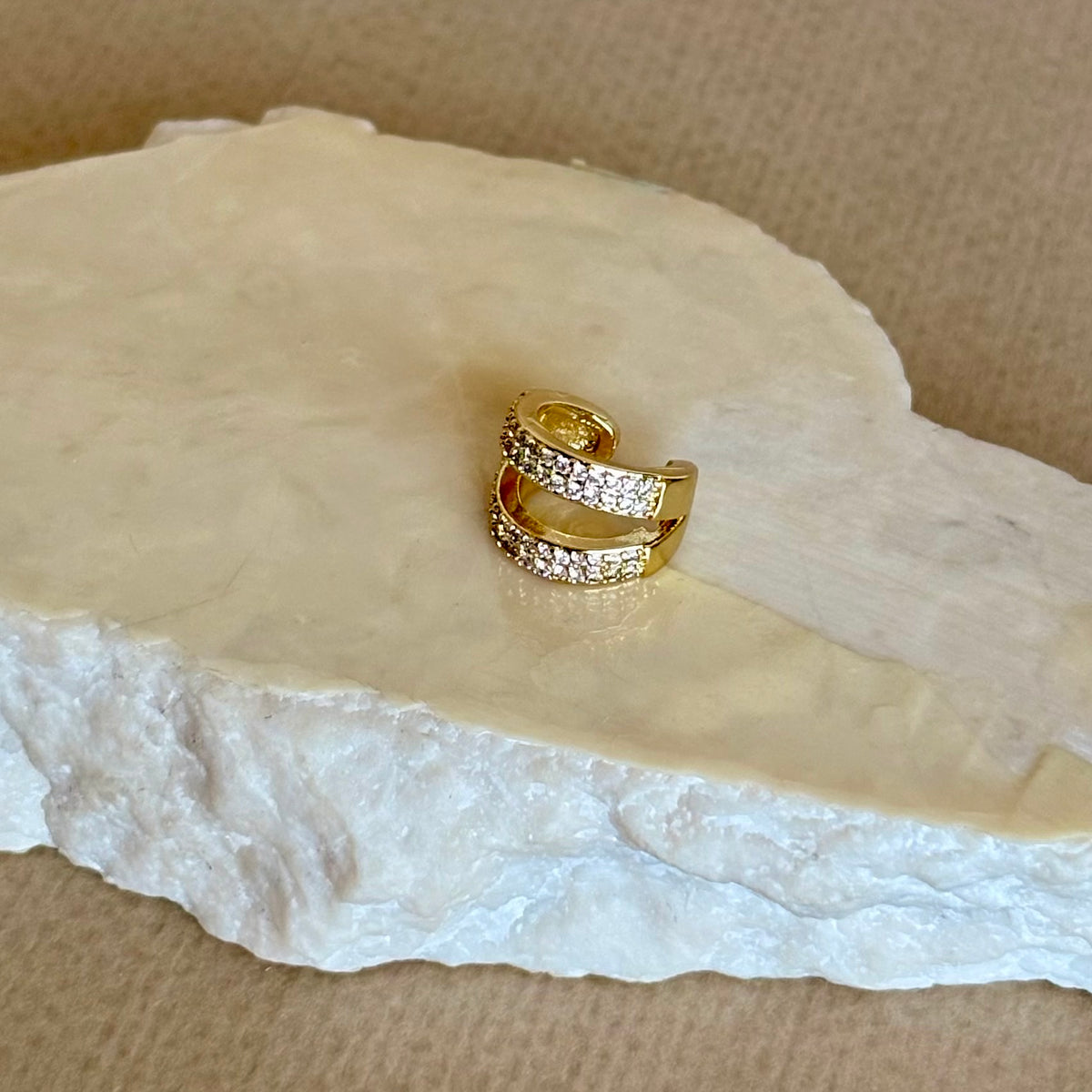Cuffino | Gold Plated Earrings [ Ear Cuff - single Piece ]