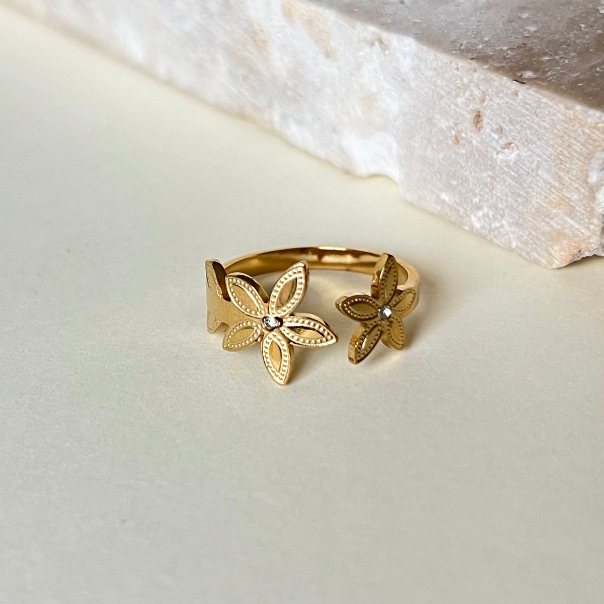 Flowrita | Gold Plated Ring