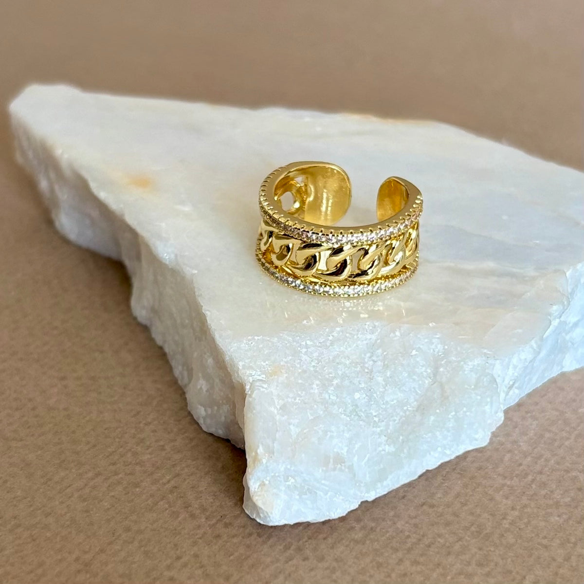 Elva | Gold Plated Ring