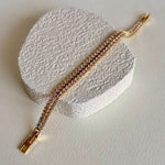 Glam's Tennis 06 | Gold Plated Bracelet