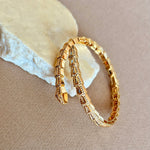 Cobra 02 | Gold Plated Bangle