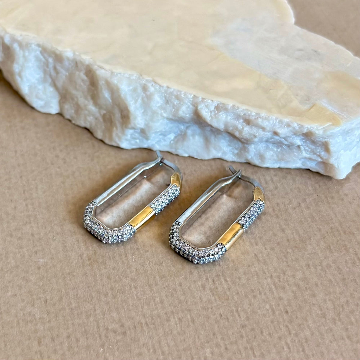 Silvaro 02 | Gold Plated Earrings