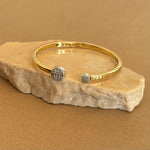 Moralie | Gold Plated Bangle