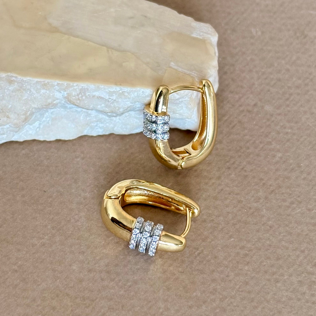 Gunzy 03 | Gold Plated Earrings