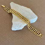 Caltrine | Gold Plated Bracelet