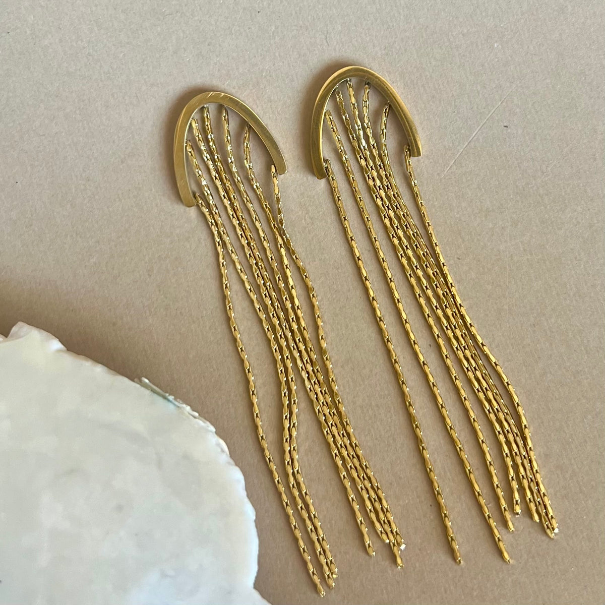 Dravon | Gold Plated Earrings