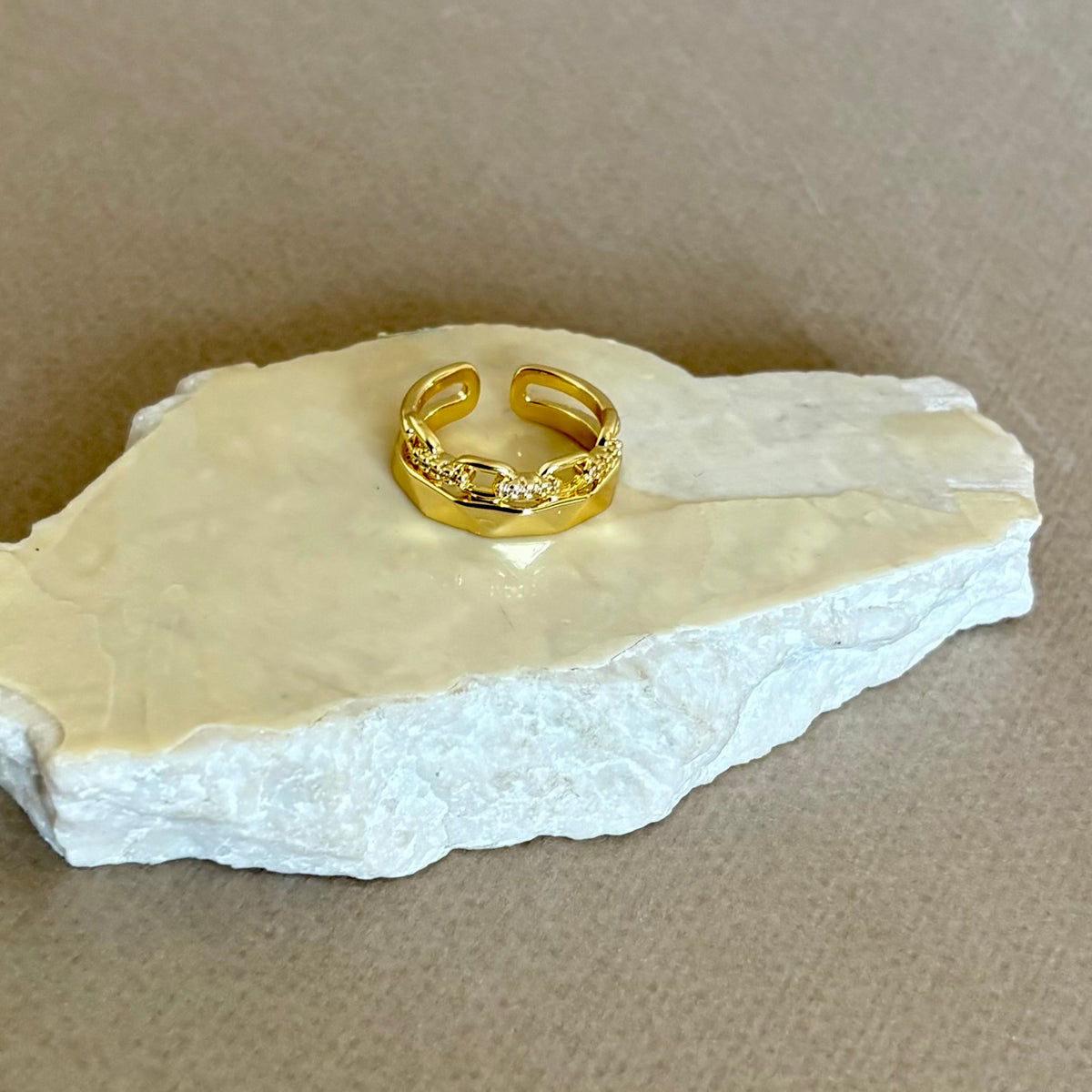 Tiranne | Gold Plated Ring